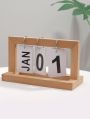 Rectangle Brown wooden calender