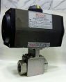 Revolve Stainless Steel & Carbon Steel pneumatic rotary actuator ball valve