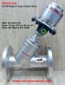 Revolve Stainless Steel ss y-type pneumatic angle seat valve