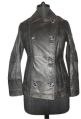 Black Full Sleeves Plain lamb nappa leather jacket