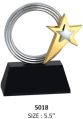 Metal Star Circle Trophy