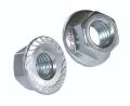 Zinc and Chromate Flange Nuts