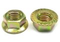 Zinc and Yellow Chromate Flange Nuts