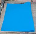 Plain blue silicone foam sheet