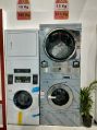 Stainless Steel Polished Rectangular Grey industrial washer dryer