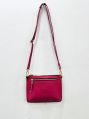 Ladies Pink Leather Sling Bag