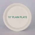 Plain - 10 Bagasse plates