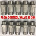 SS 304 flow control valve