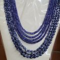 Aart-in-stones Polished New New natural blue sapphire gemstone beaded necklace