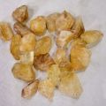 Non Polished Yellow Unshapped natural citrine rough stone