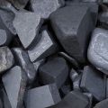 Aart-in-stones Black shungite rough stone raw gemstone