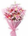 Luxurious Lillies Flower Bucket