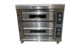 Kiing stainless steel double deck gas pizza oven