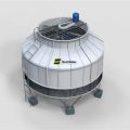 FRP Polished Electric Round Grey Automatic 415 V Cooling Tower