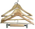 Brown wooden cloth hanger