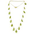 Natural Green Gemstone Necklace