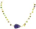 Natural Tourmaline Gemstone Necklace