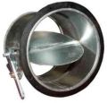 Galvanized Steel GI Rounded Butterfly Dampers