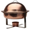 Copper Chafing Dish Round With Stand (Copper)