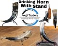 Drinking Horn with Stand
