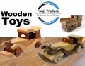 Polished Brown wooden toy car