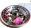 Silver Plated Pooja Thali