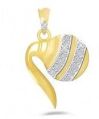 Diamond Gold Aquarius Pendant