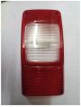 Glass Red And White Color Coated three wheeler tail light