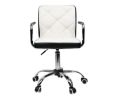 Adjustable Mid Back Faux Leather Arm Office Desk Chair