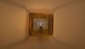 Brass Square Wall Light