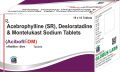 Acebrophylline (SR), Montelukast & Desloratadin Tablets