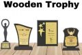 Hi plus wooden trophies