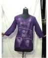 LADIES LONG SLEEVE EMBROIDERED LONG TOP
