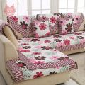 Cotton Pink Pinted Sofa Cover