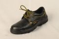 Black and Brown leather safety shoes