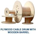 Plywood Cable Drums/Reels with Wooden Barrel