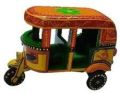 wooden auto rickshaw