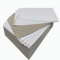 Brown White Rectangular Duplex Paper
