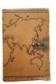 Map Printed Leather Notebooks
