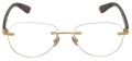 Round Dark Brown Rimless Frame