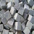 grey granite cube stone