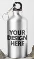 Aluminium Silver promotional sipper bottle