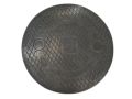 Black ZIg-Zag round rubber mold