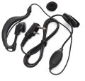 BLACK walkie talkie headset