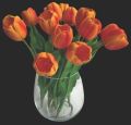 Natural Organic Angie Homes Styles yamada orange artificial flower
