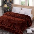 Multicolour Printed double bed mink blanket