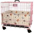 Creamy Bumper 24 Inch Dog Cage