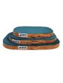 Green Flat Oval Dog Bed