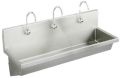 3 Tap Stainless Steel Hand Wash Sink