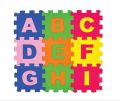 9 Tiles ABCD Multicolor Kids Puzzle Mat